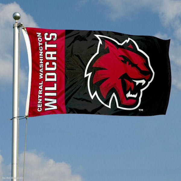 Central Washington Wildcats Flag