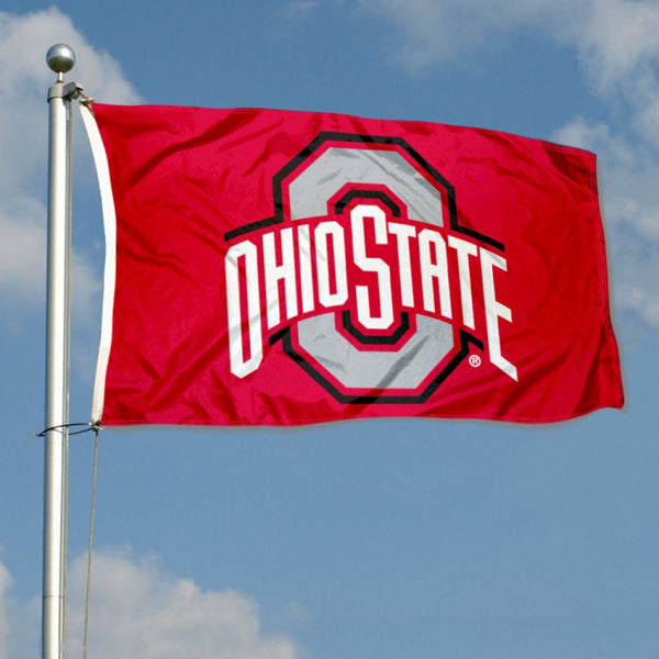 Ohio State University Buckeyes (Red) Flag