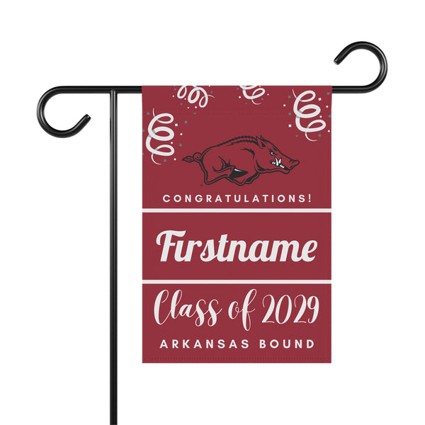 Personalized Arkansas 2029 Yard Flag