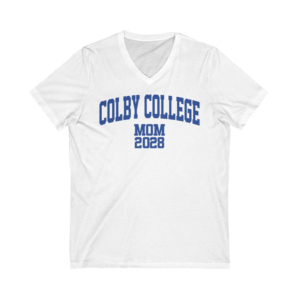 Colby Class of 2028 MOM V-Neck Tee