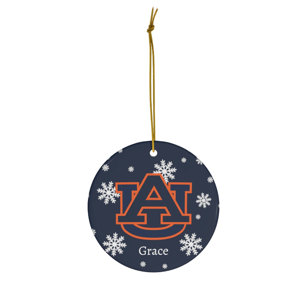 Auburn Ceramic Ornaments