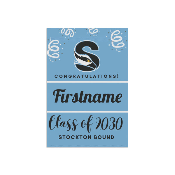 Personalized Stockton 2030 Yard Flag