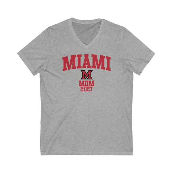 Miami University Class of 2027 MOM V-Neck Tee