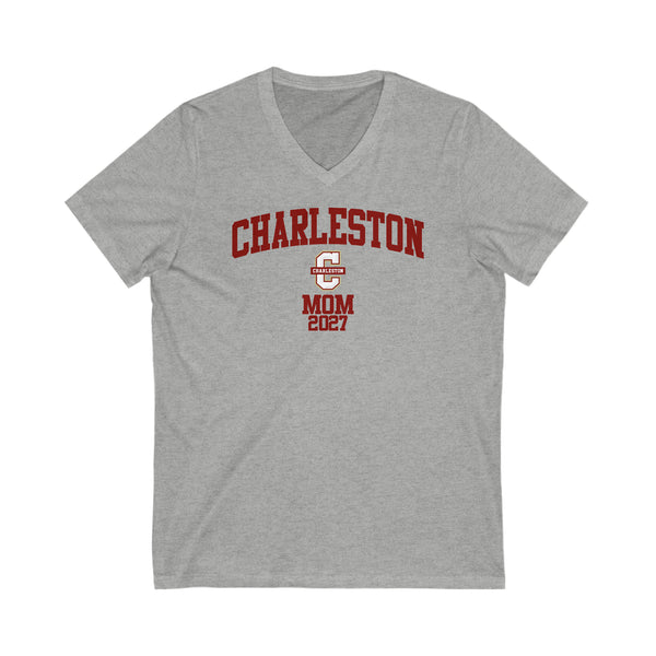 Charleston Class of 2027 MOM V-Neck Tee