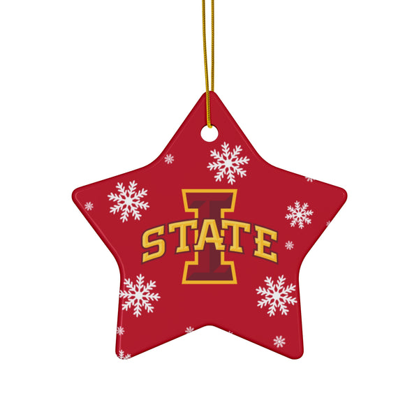 Iowa State Ceramic Ornaments