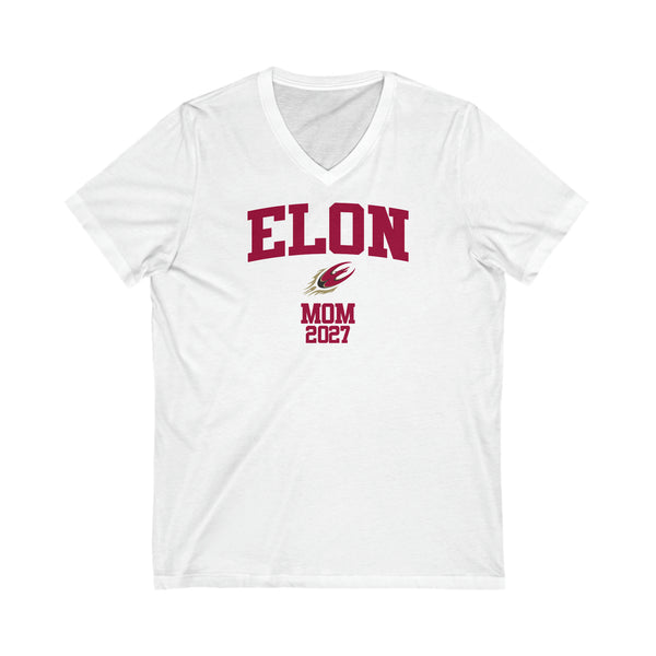 Elon Class of 2027 MOM V-Neck Tee