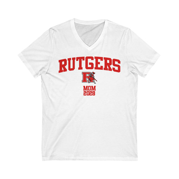 Rutgers Class of 2028 MOM V-Neck Tee