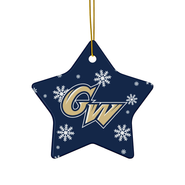 GWU Ceramic Ornaments