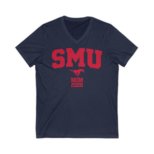 SMU Class of 2028 MOM V-Neck Tee