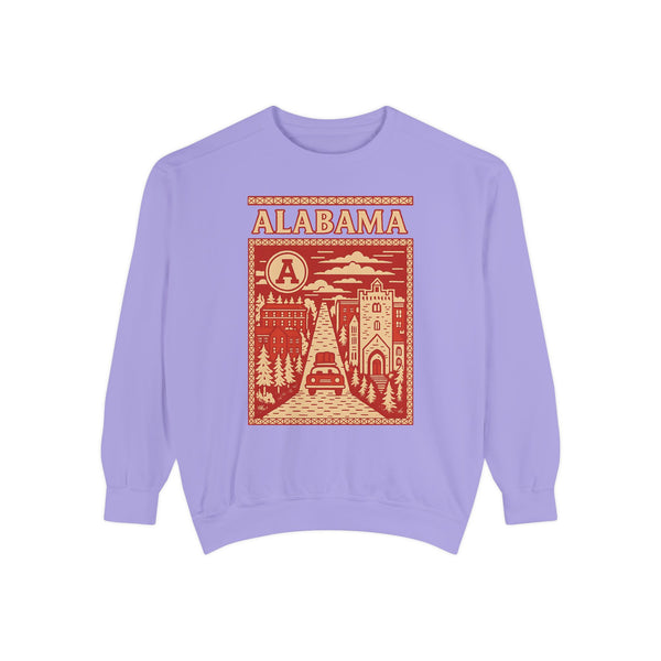 Alabama Vibes Comfort Colors Sweatshirt
