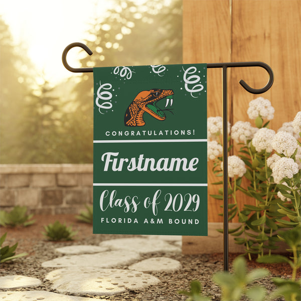 Personalized FAMU 2029 Yard Flag