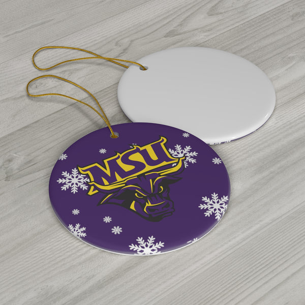MNSU Ceramic Ornaments