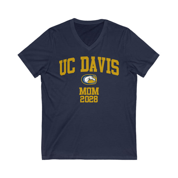 UC Davis Class of 2028 MOM V-Neck Tee