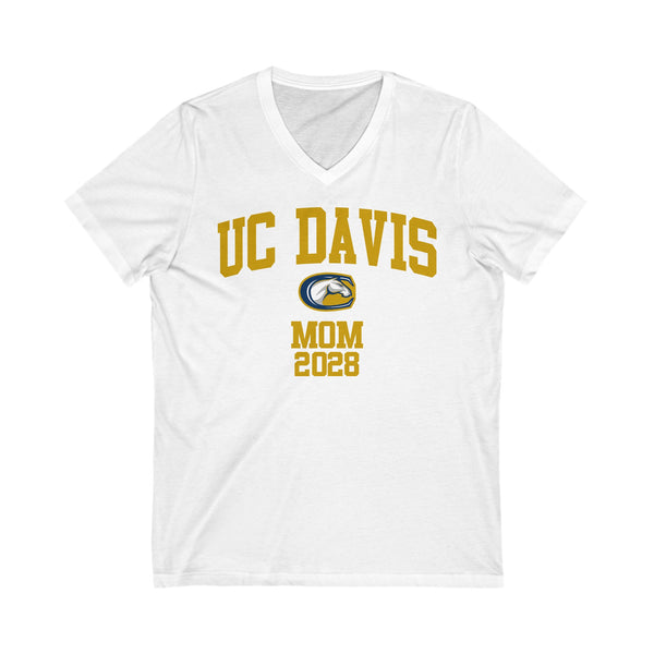 UC Davis Class of 2028 MOM V-Neck Tee