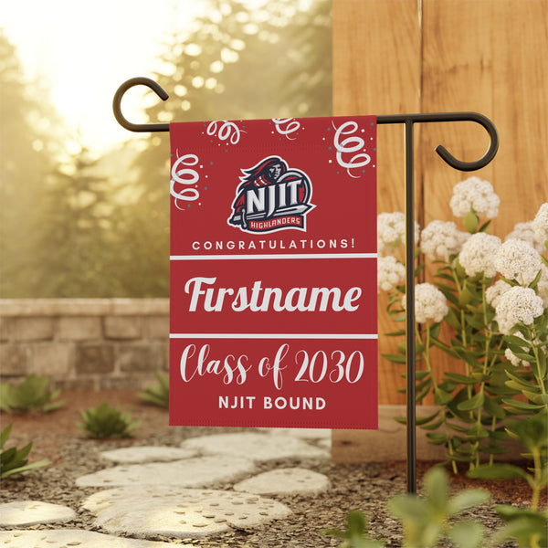 Personalized NJIT 2030 Yard Flag