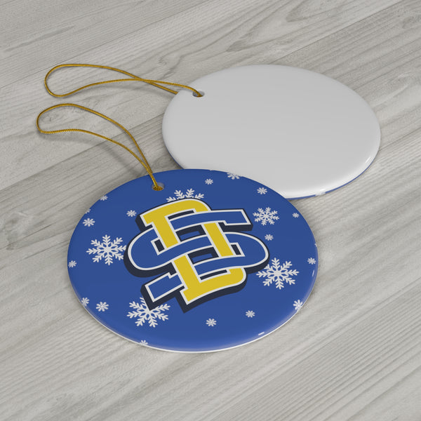 South Dakota State Ceramic Ornaments