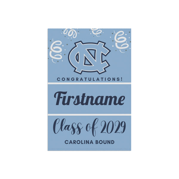 Personalized UNC Chapel Hill 2029 Yard Flag