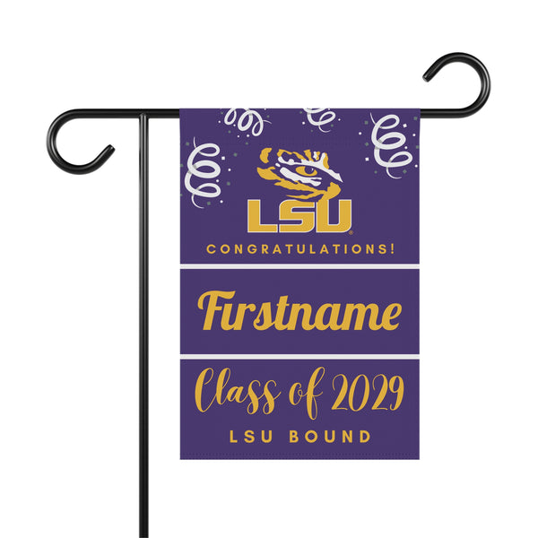 Personalized LSU 2029 Yard Flag