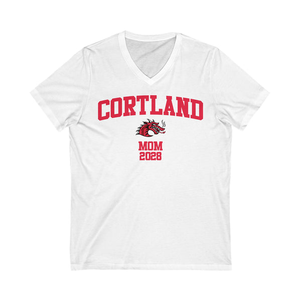 SUNY Cortland Class of 2028 MOM V-Neck Tee