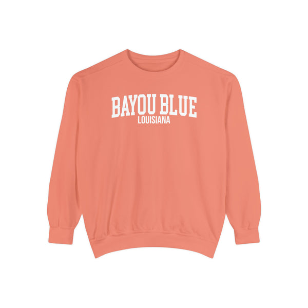 Bayou Blue Louisiana Comfort Colors Sweatshirt