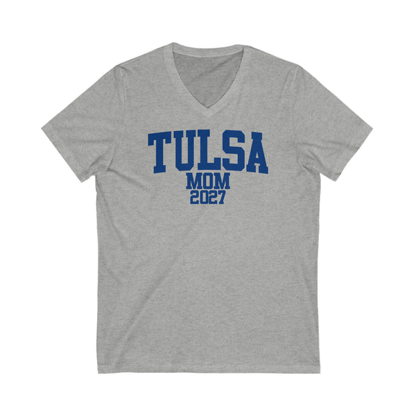 Tulsa Class of 2027 MOM V-Neck Tee