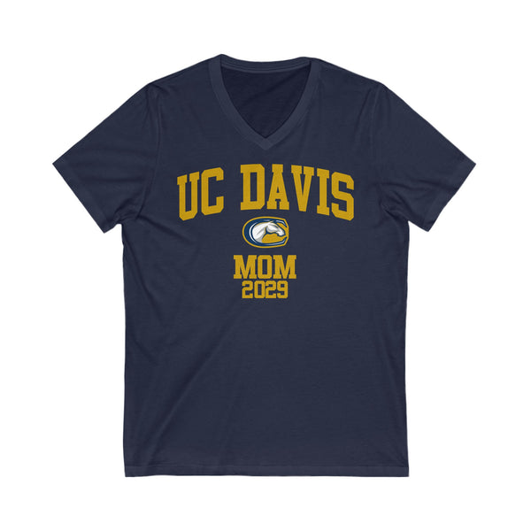 UC Davis 2029 MOM V-Neck Tee