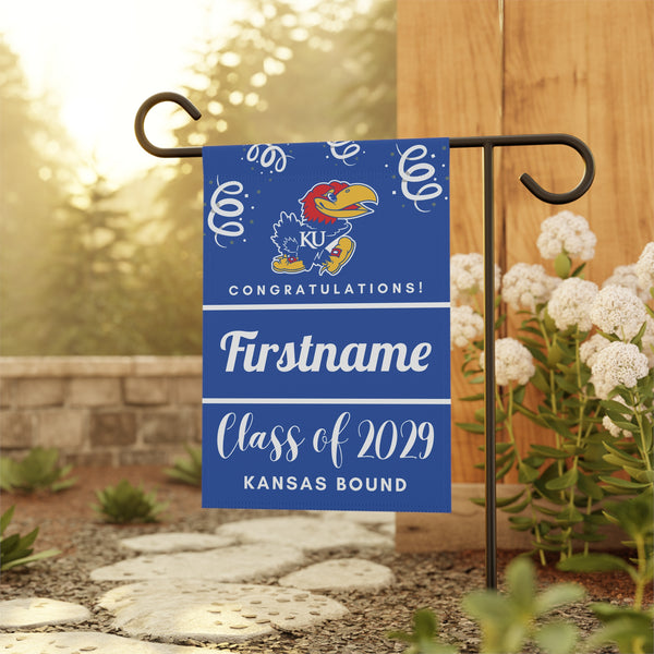 Personalized Kansas 2029 Yard Flag