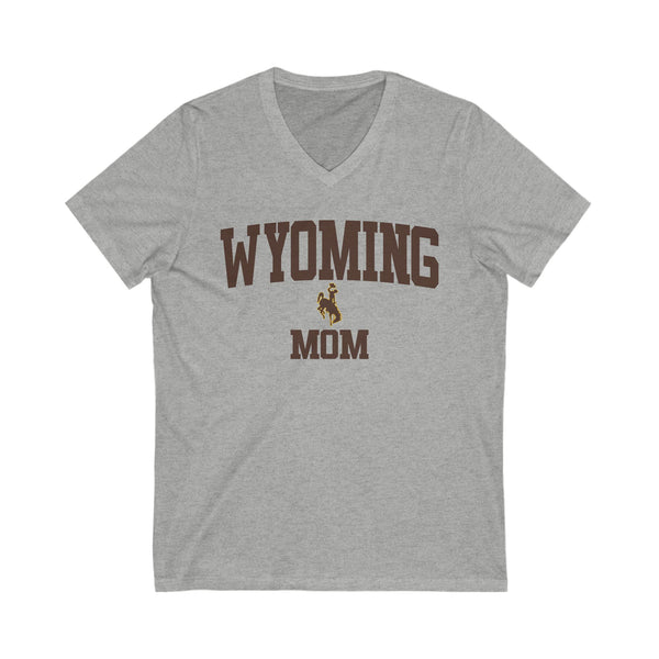 Wyoming MOM V-Neck Tee