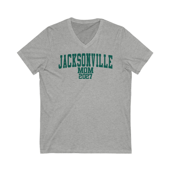 Jacksonville Class of 2027 MOM V-Neck Tee
