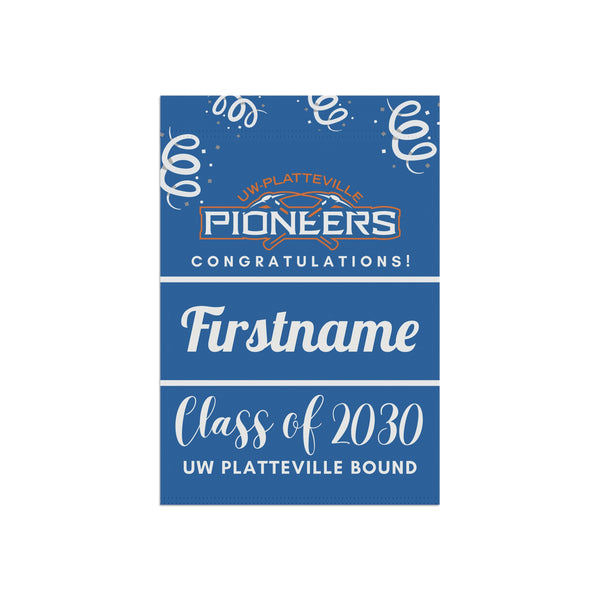 Personalized UW Platteville 2030 Yard Flag