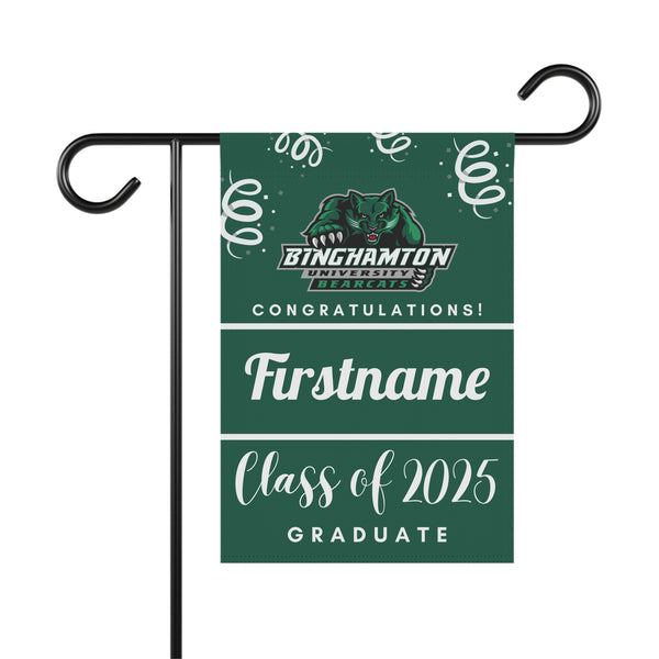 Personalized Binghamton 2025 Graduate Yard Flag