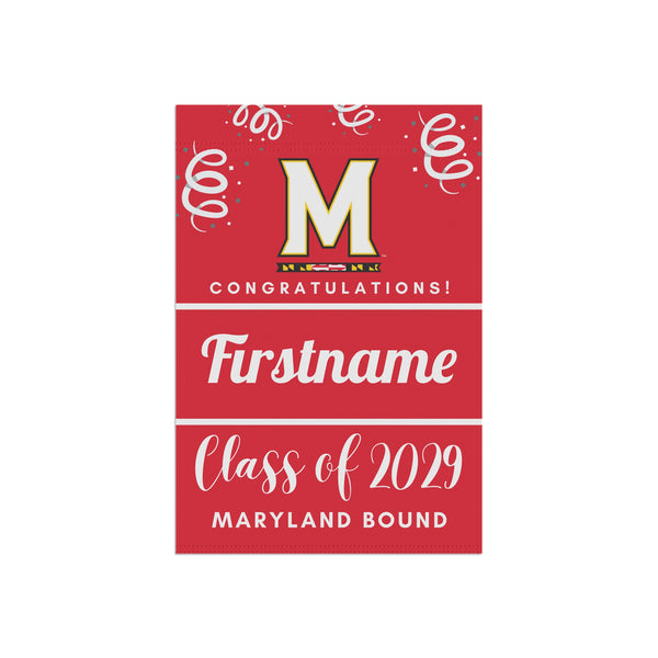 Personalized Maryland 2029 Yard Flag