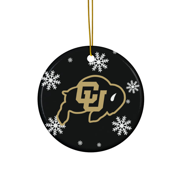 CU Boulder Ceramic Ornaments