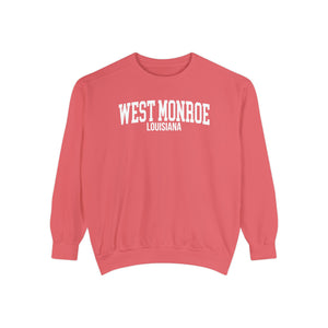 West Monroe Louisiana Comfort Colors Sweatshirt