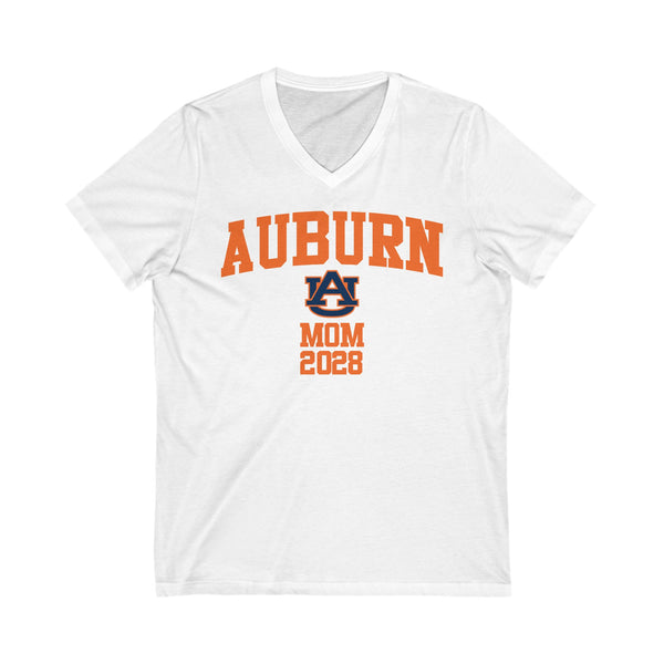 Auburn Class of 2028 MOM V-Neck Tee