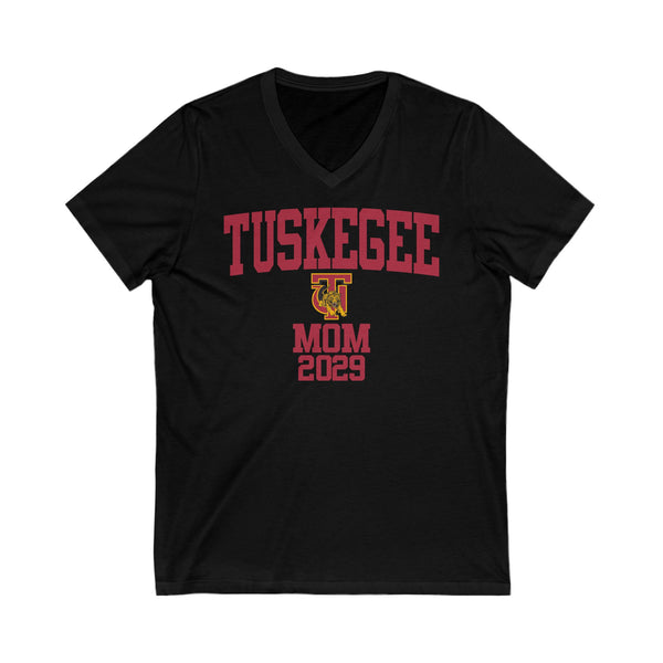 Tuskegee 2029 MOM V-Neck Tee