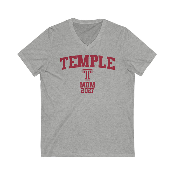 Temple Class of 2027 MOM V-Neck Tee