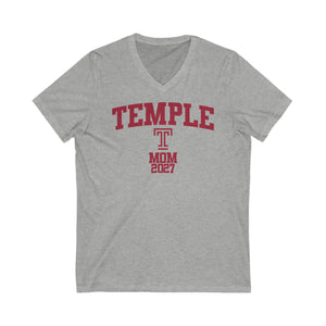 Temple Class of 2027 MOM V-Neck Tee