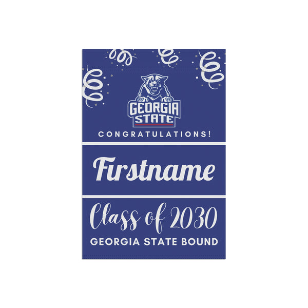 Personalized Georgia State 2030 Yard Flag
