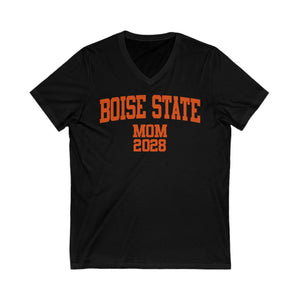 Boise State Class of 2028 MOM V-Neck Tee