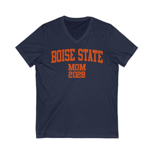 Boise State Class of 2028 MOM V-Neck Tee