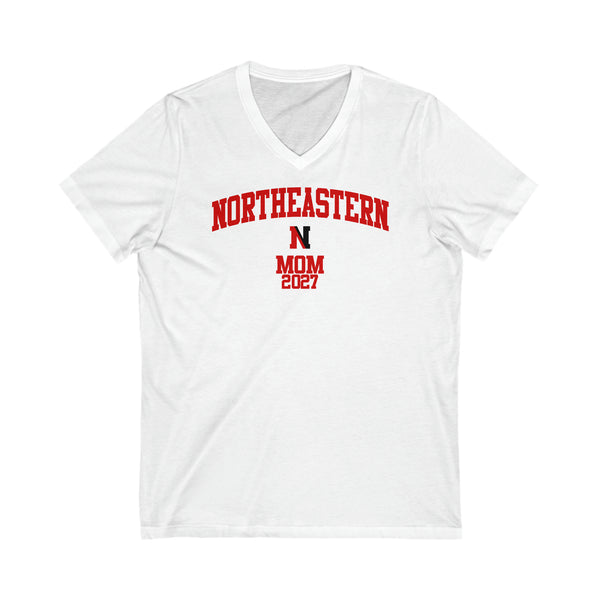 Northeastern Class of 2027 MOM V-Neck Tee