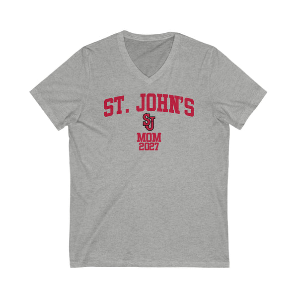 St. John's Class of 2027 MOM V-Neck Tee