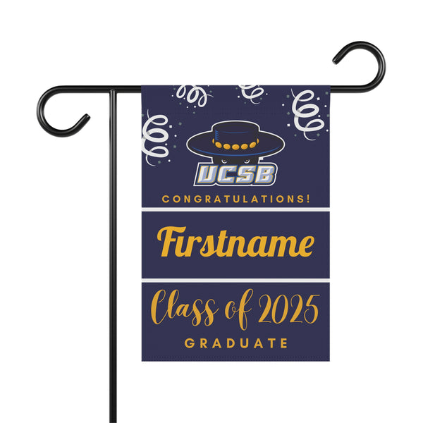 Personalized UCSB 2025 Graduate Yard Flag
