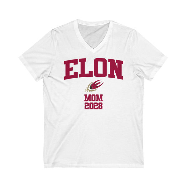 Elon Class of 2028 MOM V-Neck Tee