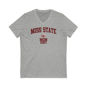 Miss State Class of 2027 MOM V-Neck Tee