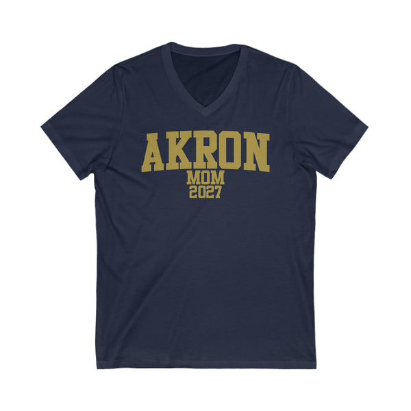 Akron Class of 2027 MOM V-Neck Tee