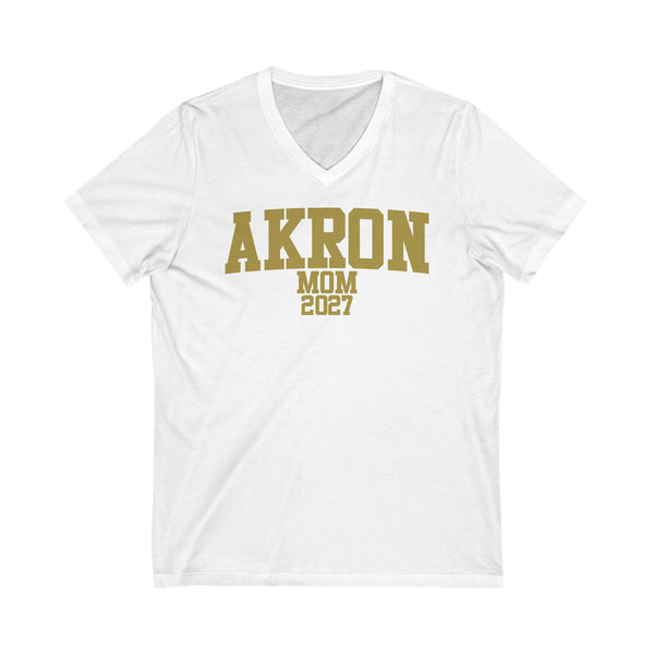Akron Class of 2027 MOM V-Neck Tee