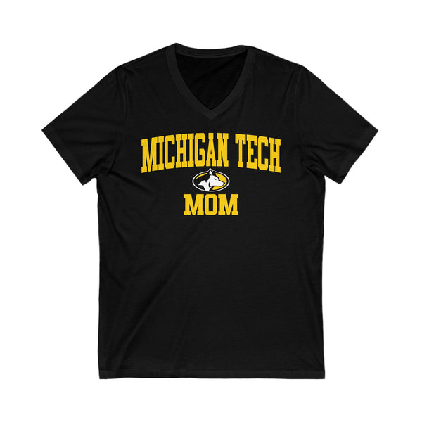 Michigan Tech MOM V-Neck Tee