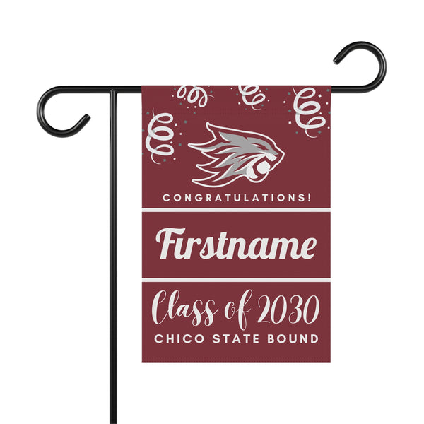 Personalized Chico State 2030 Yard Flag